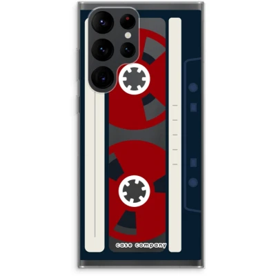 Afbeelding van Case Company® hoesje geschikt voor Samsung Galaxy S22 Ultra Here&#039;s your tape Soft Cover Telefoonhoesje Bescherming aan alle Kanten en Schermrand