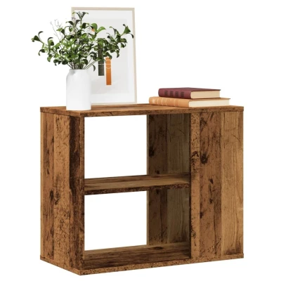 Afbeelding van vidaXL Bijzetkast 60x30x50 cm bewerkt hout oud houtkleurig