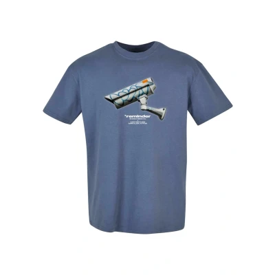 Afbeelding van Upscale by Mister Tee CCTV Oversize Tshirt print, Heren, Maat: 5XL, Vintageblue