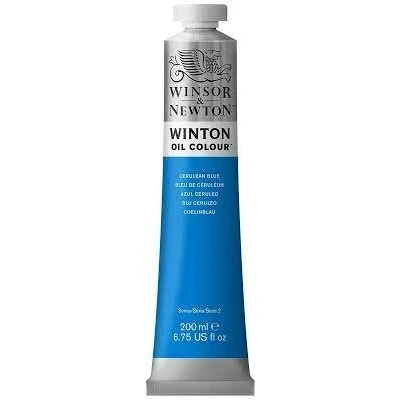 Afbeelding van Winsor &amp; Newton Winton Oil Colours 200ml Cerulean Blue Hue