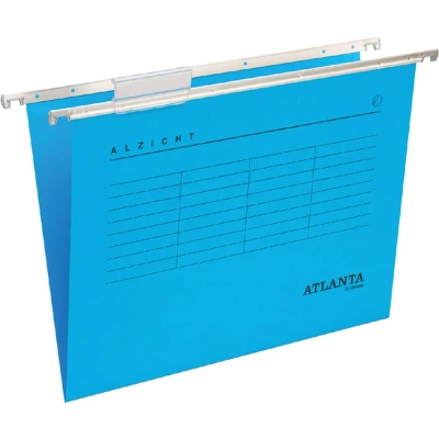 Afbeelding van Hangmap Alzicht A4 frontaal V bodem blauw