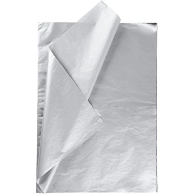 Afbeelding van Tissuepapier, vel 50x70 cm, 14 gr, 25 vellen, zilver