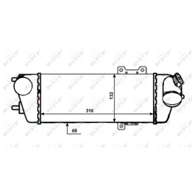 Afbeelding van NRF 30525 Intercooler
