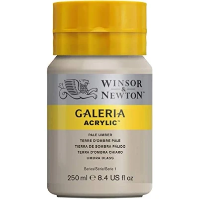Image de Winsor &amp; Newton Acrylique Galeria 250ml Terre D&#039;Ombre Pâle Série 1