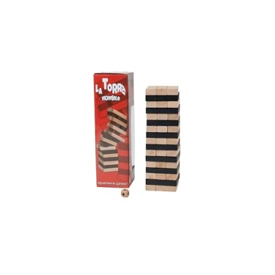 Afbeelding van Aquamarine Games Ongelooflijke toren in grenen en zwart, NO Value (Compudid S.L. CP017)