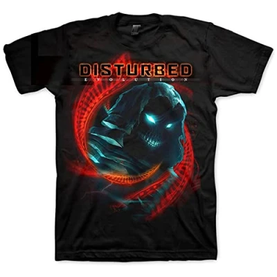 Afbeelding van Disturbed DNA Swirl Heren T shirt 2XL Zwart