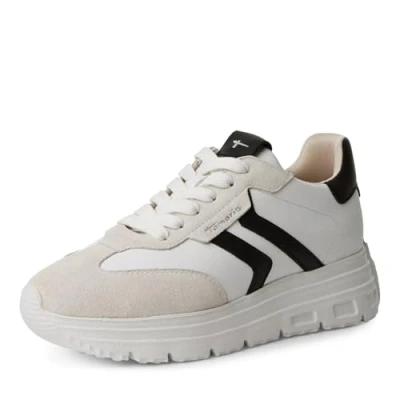 Afbeelding van Tamaris Dames 1 23725 44 Sneakers voor dames, Witte kam, 41 EU