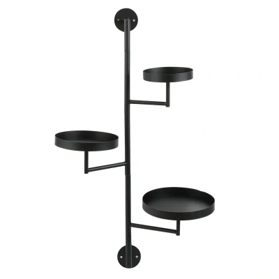 Afbeelding van Perry Wandrek L30 x B23 H80 cm Metaal Zwart