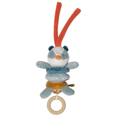 Afbeelding van Nattou das Felix Trillende Knuffel 15 cm Dusty blauw
