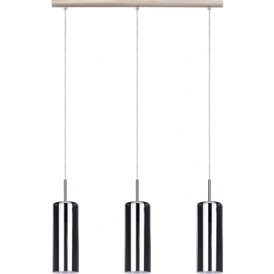 Afbeelding van EGLO Selvino Hanglamp E27 71 cm Rookglas Zwart