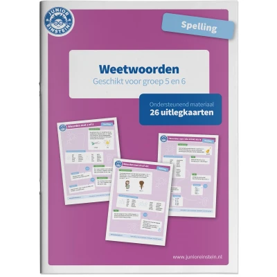 Afbeelding van Spelling Weetwoorden geschikt voor groep 5 en 6