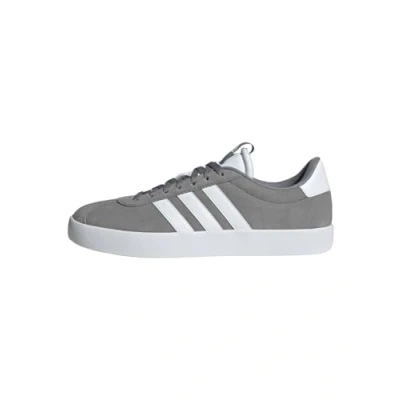 Image de adidas Homme VL COURT 3.0 SHOES, Grey Three/Cloud White/Cloud White, 40 2/3 EU