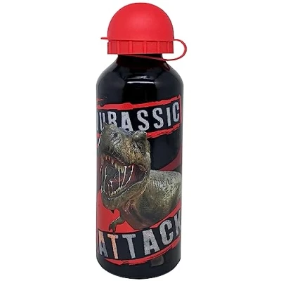 Afbeelding van Julian Ross Dinosaurus T Rex drinkfles van aluminium, 500 ml, voor kinderen, duurzaam