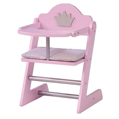Afbeelding van Roba Poppenstoel Princess Sophie Junior Hout 42 Cm Roze/zilver