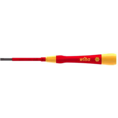 Afbeelding van Wiha Elektronica, VDE, Elektronica en fijnmechanica Platte schroevendraaier Kopbreedte: 3.5 mm Koplengte: 65