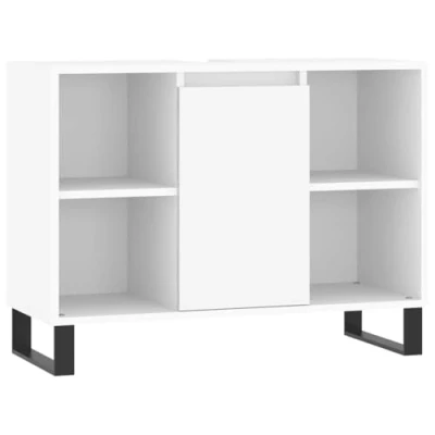 Image de vidaXL Armoire salle de bain gris béton 80x33x60cm bois d&#039;ingénierie857231