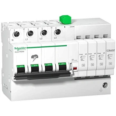Afbeelding van Schneider Electric Acti9, iQuick PRD40r overspanningsbeveiliging 3P+N met signaaloverdracht A9L16294