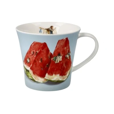 Afbeelding van Goebel Daria Rosso Koffie / Thee Mok Summer Vibes Beker porselein 350ml