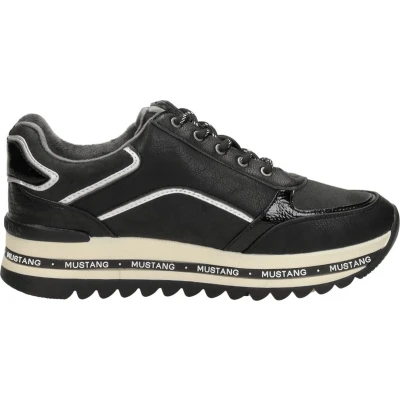 Afbeelding van Mustang Sneakers Laag zwart Maat 37