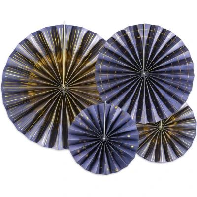 Afbeelding van Partydeco Honeycomb Navy Blue