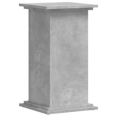 Afbeelding van Plantenstandaard 33x33x60 cm bewerkt hout betongrijs
