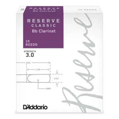 Image de D&#039;addario DCT1030 Anches clarinette Sib Force 3 Reserve Classic