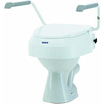 Afbeelding van Invacare Toiletverhoger Met armsteunen AQUATEC AT 900 Wit
