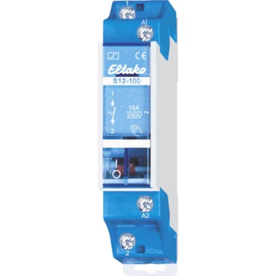 Afbeelding van Eltako S12 100 12V Stroomstootschakelaar DIN rail 1x NO 12 V 10 A 2300 W 1 stuk(s)