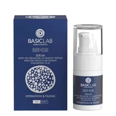 Afbeelding van Esteticus serum met 10% trehalose. 5% SNAP 8 peptide en laag moleculair hyaluronzuur 15ml