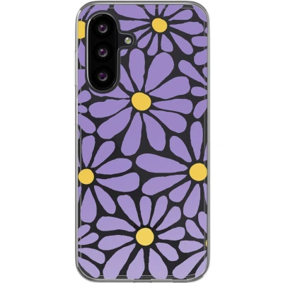 Afbeelding van imoshion hoesje Geschikt voor Samsung Galaxy A26 Design Tropical Violet Flowers Connect