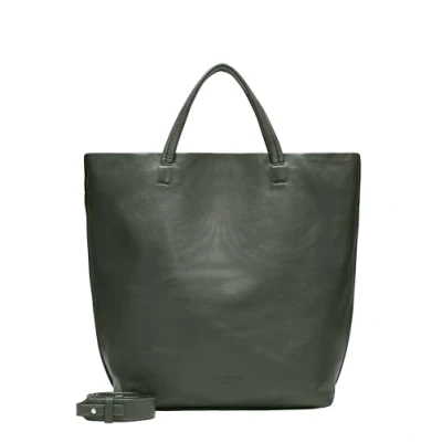 Afbeelding van LIEBESKIND BERLIN Schoudertas Shopper Hera Sheep Natural Tote Cypress Green Donkergroen