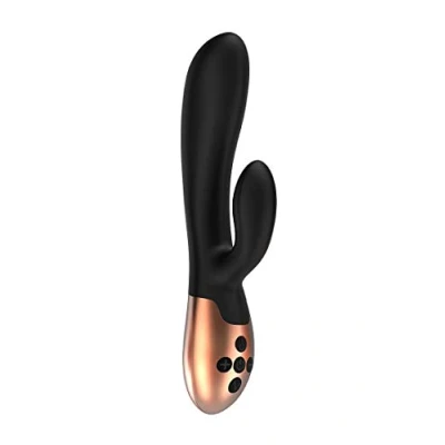Afbeelding van Elegance Exquisite Oplaadbare G Spot Vibrator met Verwarmingsfunctie Zwart