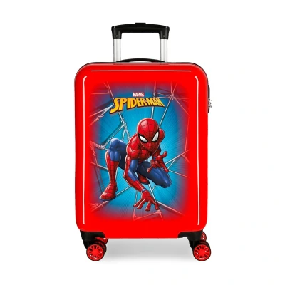 Afbeelding van Spiderman jongens kinderkoffer Twister 55 cm Black