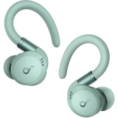 Afbeelding van soundcore Anker Sport X20 draadloze trainingshoofdtelefoon met draaibare en rekbare oorhaken, ruisonderdrukking, diepe bas, IP68 waterdicht, zweetbestendig, waterdicht