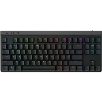 Image de Logitech G515 Clavier LIGHTSPEED TKL backlit sans fil 2.4 GHz, Bluetooth, USB QWERTZ Allemand commutateur : GL Tactile noir