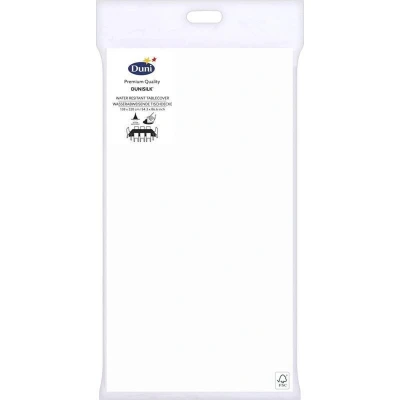 Afbeelding van Tafelkleed wit l138b220 cm Duni