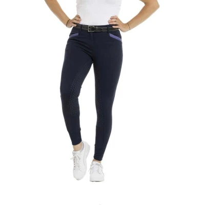 Afbeelding van EQUITHÈME Rijbroek Kylie Organic Cotton Navy 32