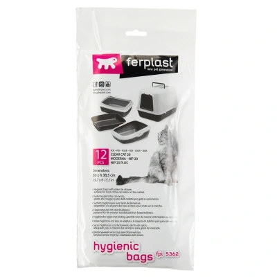 Afbeelding van Ferplast Kattenbakzak Fpi 5362 Bella Kattenbakaccessoires 12 stuks
