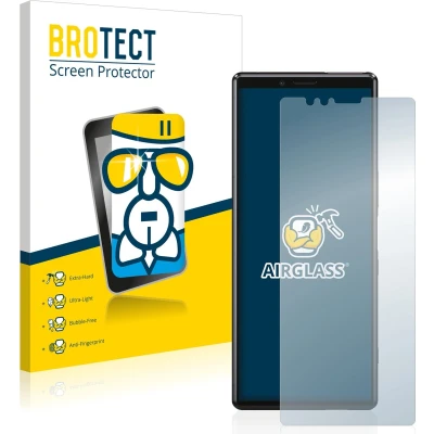 Afbeelding van BROTECT Screenprotector voor Sony Xperia 1 Folie Beschermfolie Beschermglas transparant