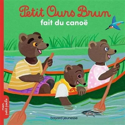 Image de Petit Ours Brun fait du canoë