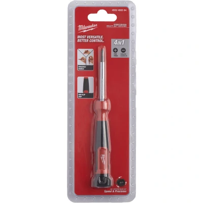 Afbeelding van MILWAUKEE 4932480584 precisieschroevendraaier multi bit 4 in 1