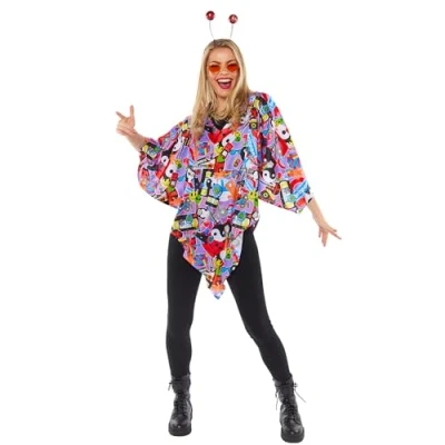 Afbeelding van amscan 9918540 Poncho voor volwassenen, eenheidsmaat
