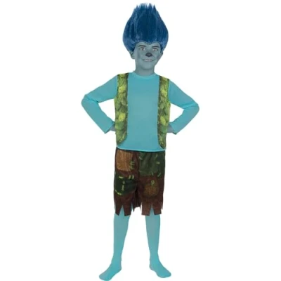 Afbeelding van FUNIDELIA Takkenkostuum Trolls 3 voor jongens Maat: 122 134 cm