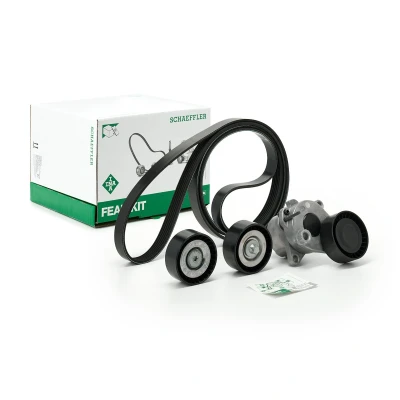 Afbeelding van INA 529 0479 10 Poly V riem set Generatorvrijloop controleren en indien nodig vervangen MERCEDES BENZ: C Class Saloon, E Saloon