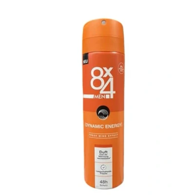 Afbeelding van 8x4 Deospray Men Dynamic Energy 150 ml