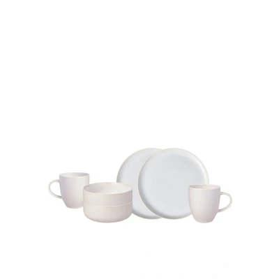 Afbeelding van Villeroy &amp; Boch Crafted Cotton Serviesset 6 delig Gebroken Wit