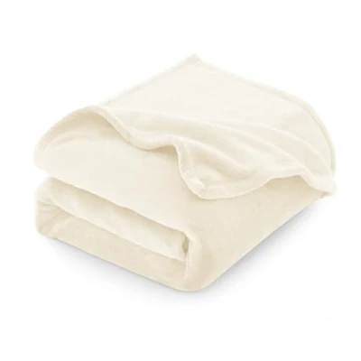Afbeelding van CozyLux Flanel Fleecedeken, 230 x 270 cm, bankovertrek, deken voor tweepersoonsbed, warme en zachte pluche deken, crème