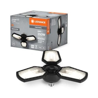 Afbeelding van LEDVANCE 4058075843387 LED lamp Energielabel F (A G) E27 60 W = 350 Neutraalwit (Ø x h) 337 mm 109 1 stuk(s)