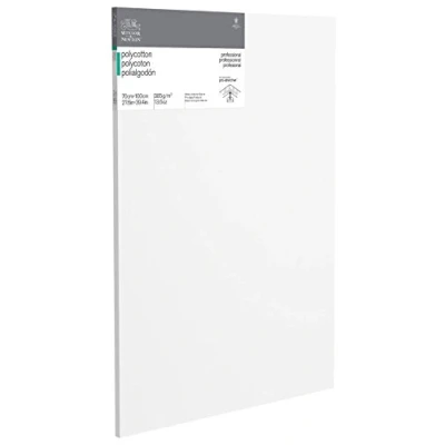 Afbeelding van Winsor &amp; Newton 6206034 Professioneel spieraam van katoenmix, 385 g/m², drievoudige primer, middelgrote korrel, ideaal voor olieverf en acrylverf, 70 x 100 cm