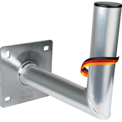 Afbeelding van SCHWAIGER 5132 beugel voor schotelantenne SAT antenne satellietsysteem schotel muurbeugel met aluminium wandafstand 25 cm